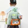The new Korean version of the rainbow ball big children's boys and girls backpack, primary and secondary school students backpack