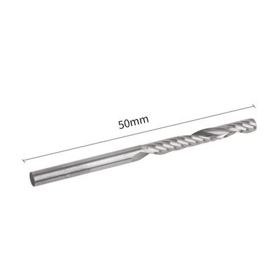 10-teiliges Set 3,175*25 Einzahnfräser mit verlängerter Länge 10 Stück 3,175*17*38