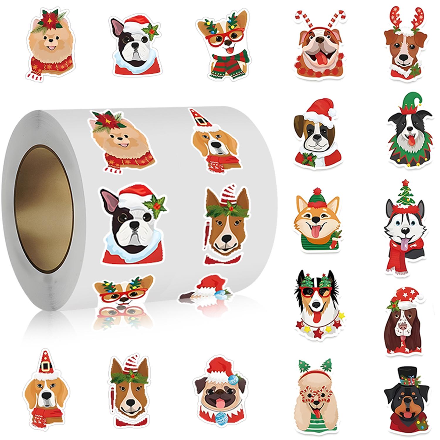 100-500Pcs High-Quality Cartoon High-Quality Dog High-Quality Christmas High-Quality Stickers High-Quality Party High-Quality Christmas High-Quality
