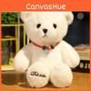 Cute Teddy Bear Plush Toy With Short Pile Fabric For Childrens Birthday Gift
