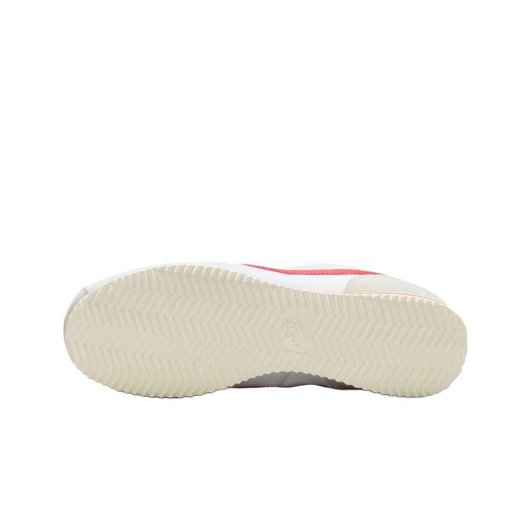 Nike Classic Cortez Comfortable Durable Running Shoes Women Sneakers White Red DZ2795-104