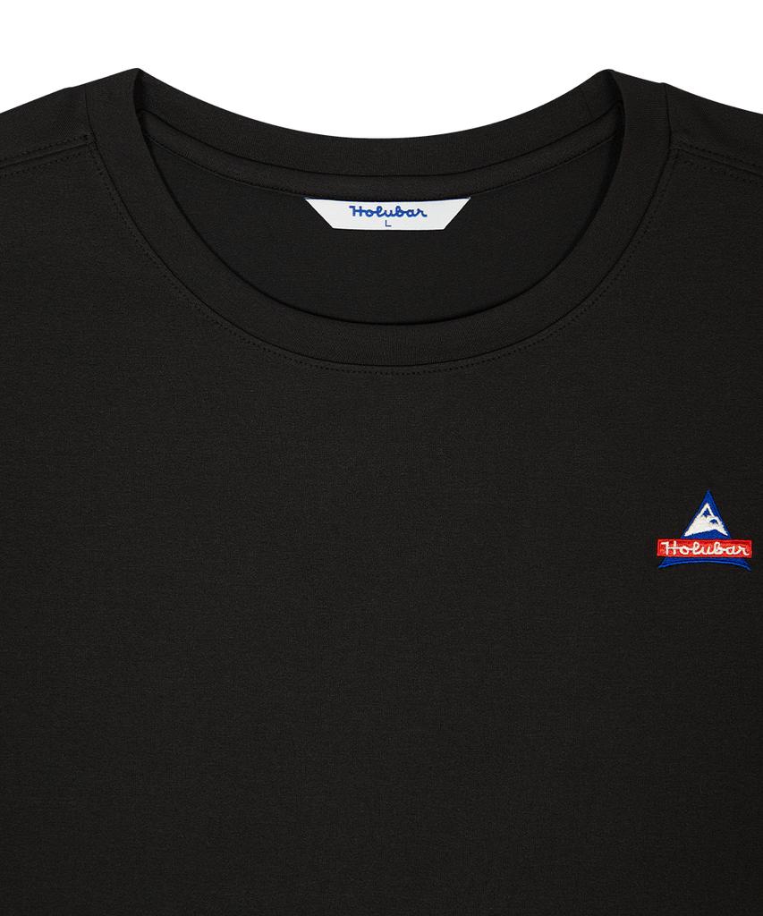 Holluba Lettering Logo T Shirt Black