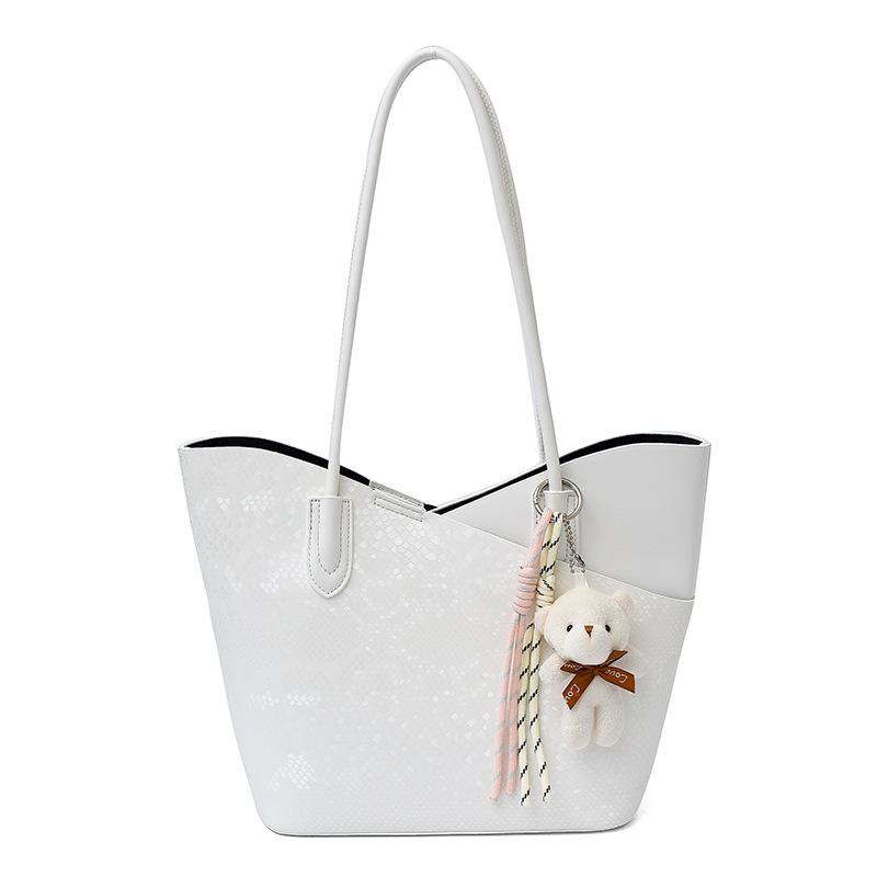 Big bag women's new fashion shoulder summer sequin bag large capacity class commuter tote bag