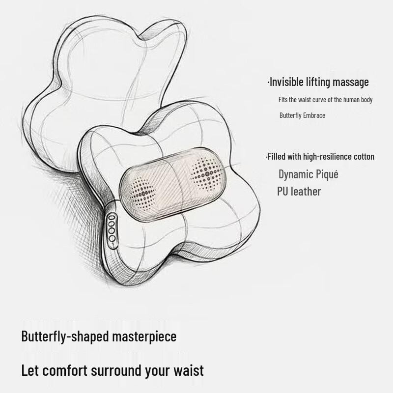 SKG M5 Adjustable Lumbar Massager with Heat CN plug (adapter included)