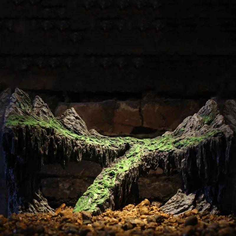 Resin Creative Aquarium Decoration Fish Tank  Simulated Rock Mountain Ornament Acuario Rocks for Aquarium Decor Funny