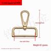 Zinc Alloy Metal Dog Leash Buckle and Luggage Strap Hook
