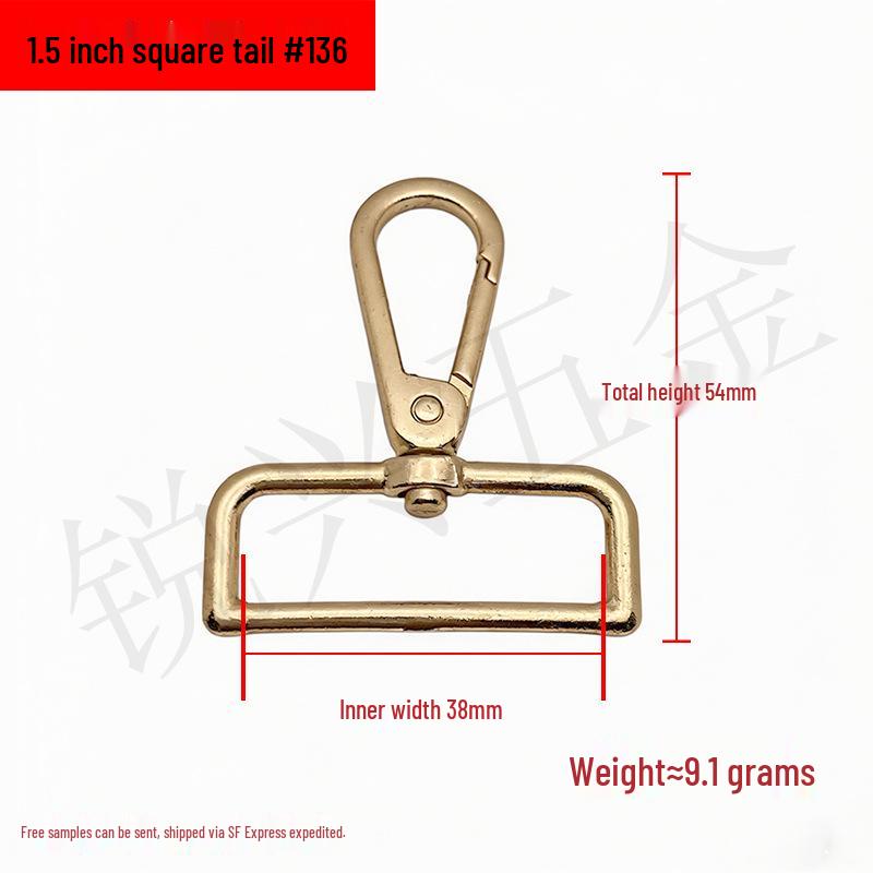 Zinc Alloy Metal Dog Leash Buckle and Luggage Strap Hook