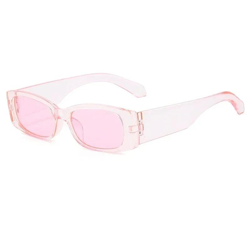 Trendy Rectangle Sunglasses Men Women Luxury Brand Designer Square Frame Sun Glasses Vintage Small Sunglasses