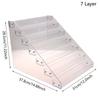 2/3/4/5/6/7 Layers Nail Polish Display Stand Clear Cosmetic Display Rack Holder Essential Oil Bottle Organizer Storage