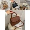 Vintage Chic Solid Color Korean Style Small Woven Shoulder Bag For Fashion Lovers