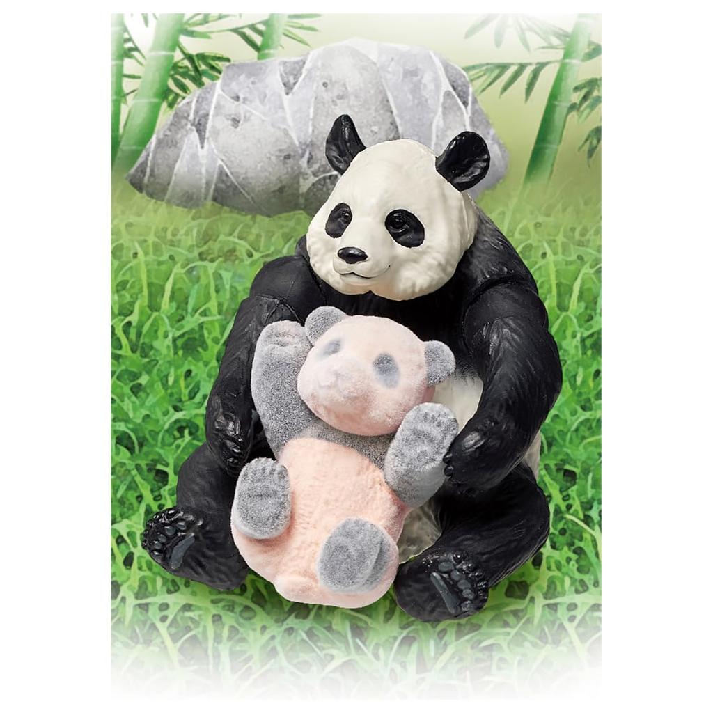 TAKARA TOMY Ania Panda Gigante Pais e Filhos Animal Dinossauro Brinquedo Idades AL-27 3+