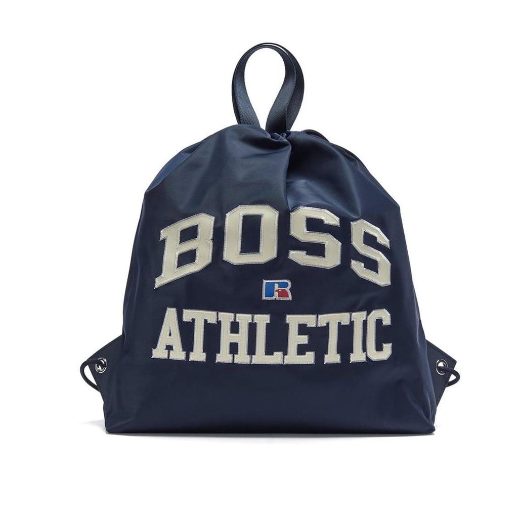 Hugo Boss Leather Drawstring Bag