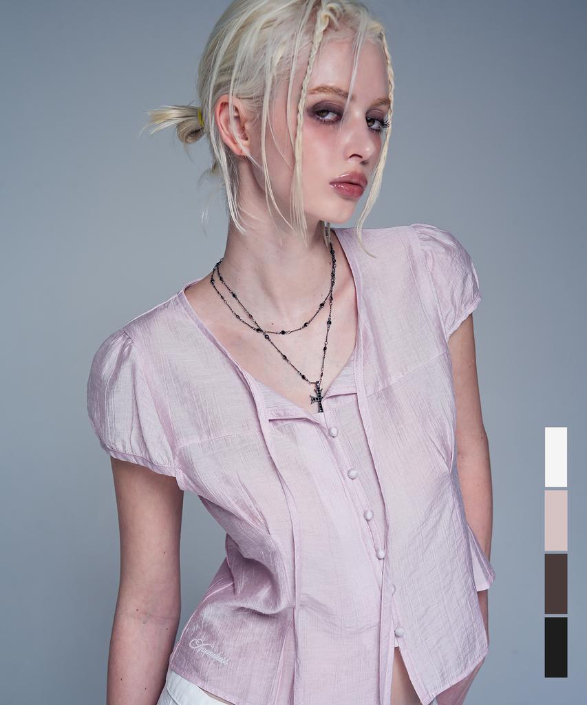 AVANDRESS Liora Tie Blouse4 Colors