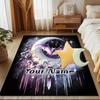 1PC Custom Name Fantasy Moon Bat Dreamcatcher Theme Floor Mat Ideal for Living Room, Game Rooms, Office, Bedroom,Floor Mat Playful Design99
