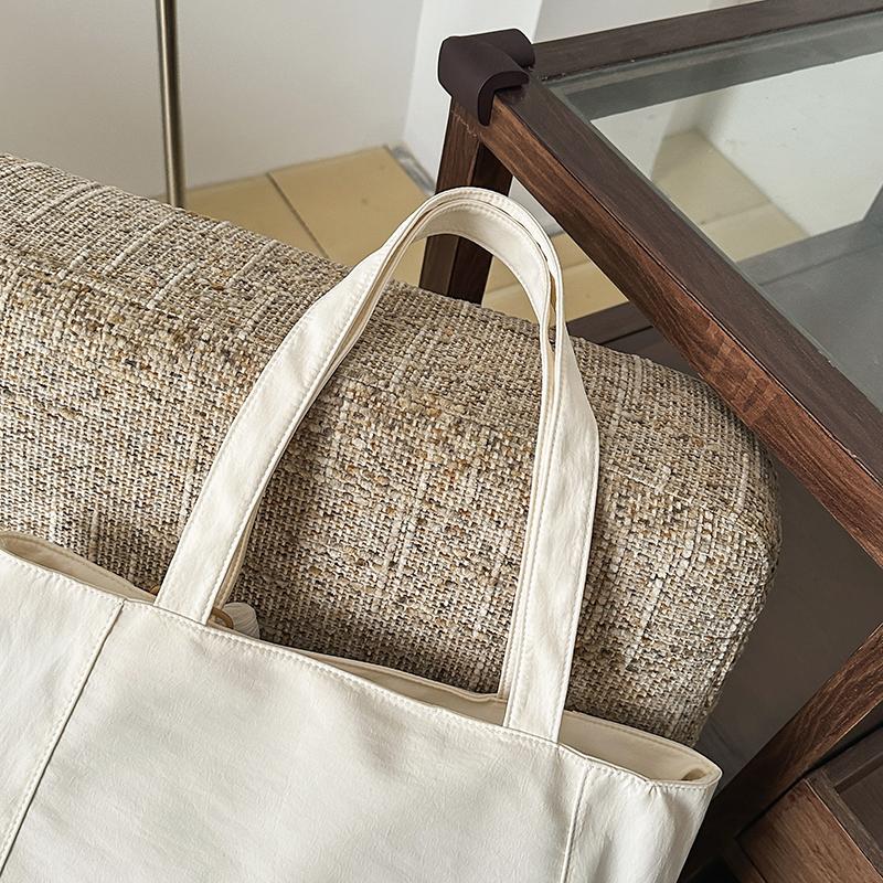 Large Capacity Canvas Bag Student Class Commuter Tote Bag