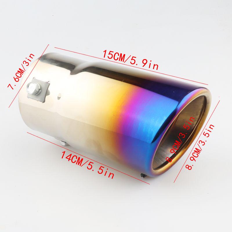 Stainless Steel Exhaust Tip for Toyota Reiz, Camry, Old Crown, Prado, and FJ Cruiser Modifications