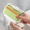 Soap Container Foaming Soap Box With Roller Clothes Scrubbing Solution With Draining Rack For Camping Dormitory Sink Counter