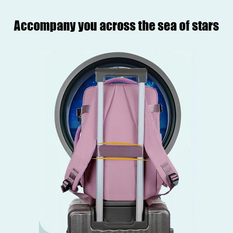 Versatile Multi-pocket Backpack Multi-color Option Adjustable-strap Lightweight for Daily Use Casual Functional Bag