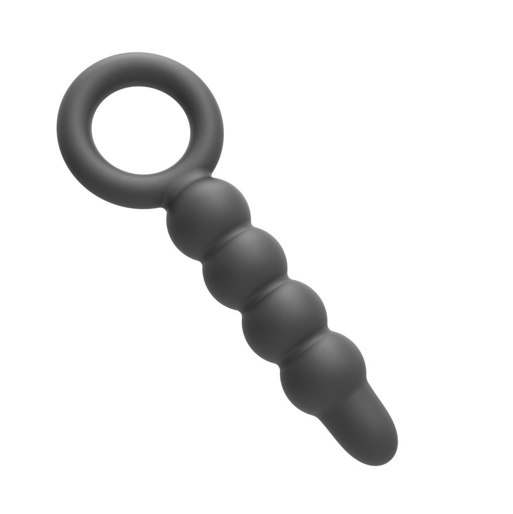 Rear Pull Ring Bead Anal Dilator for Female Masturbation and Deep Insertion