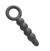 Rear Pull Ring Bead Anal Dilator for Female Masturbation and Deep Insertion