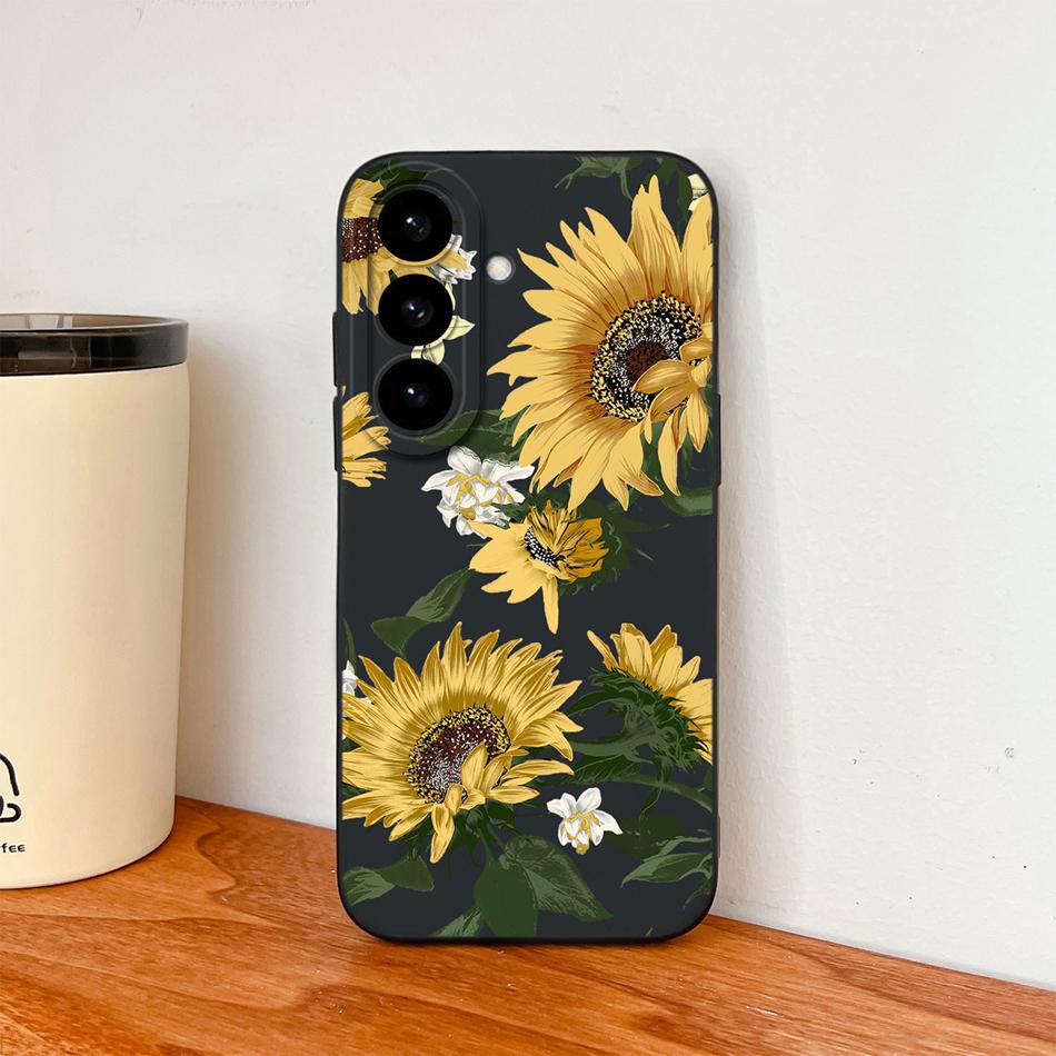 Candy Flower Case For Samsung Galaxy S26 Ultra Plus Soft Liquid Silicone Upgrade Lens Protection Back Cover For Galaxy S 26 Capa