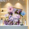 Monet Garden Purple Artificial Floral Decorations for Spring Landscaping Ornaments