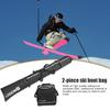 Snowboard Bag+Ski Boot Bag 2 Pcs Ski Set Ski Bag & Boot Bag Set Large Capacity Waterproof Travel Ski Boot Storage Bag Backpack