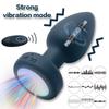 Body-Safe Silicone Vibrating Plug -Remote Control,Waterproof & Powerful Vibration for Prostate/G-Spot Play Sex Toys
