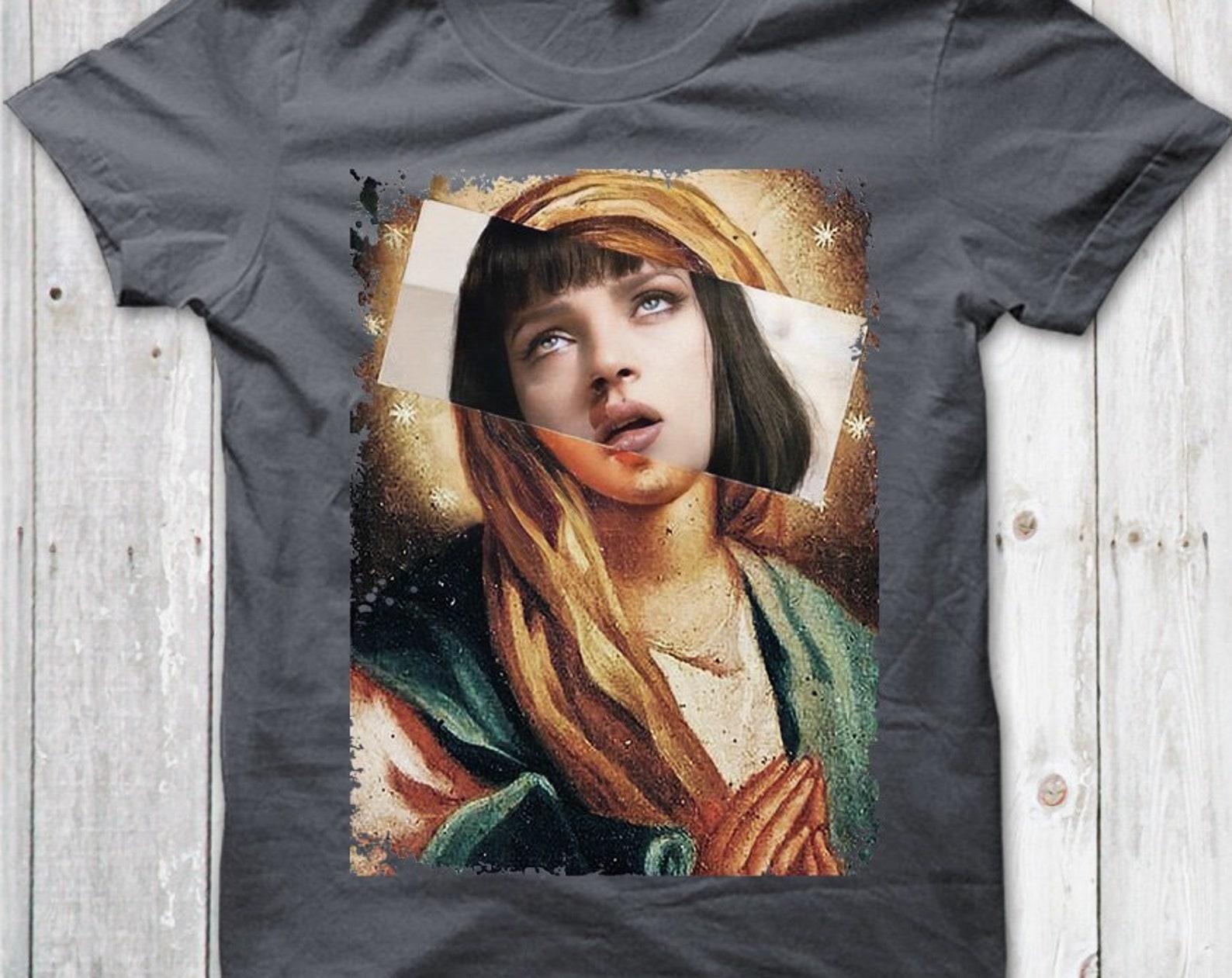 Pulp Fiction MIA Wallace Madonna printed t-shirt 9081 XL