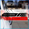 2Pcs Car Stripe Stickers Rearview Mirror Reflective Decals Decoration For Land Rover Freelander 2 L2 L319 L462 LF Range Sport Evoque L322 Discovery 2