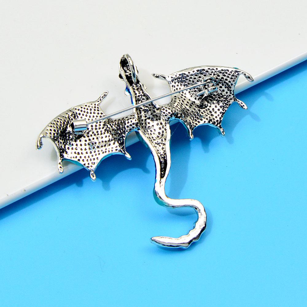 Enamel  Dragon Brooch Beautiful Legand Animal Pin  Colors Available Winter Jewelry High Quality New