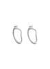 Sundaydiscoclub Slim Circle Earrings Silver