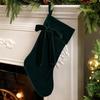 Stoff Weihnachtsstrumpf Hängendes Ornament für Fenster und Wohnzimmer Feiertagsdekoration
