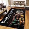 Demon Slayer Kimetsu No Yaiba Teppich für Wohnzimmer Schlafzimmer Zuhause Sofa Dekoration Kinder Spielen Rutschfeste Bodenmatte