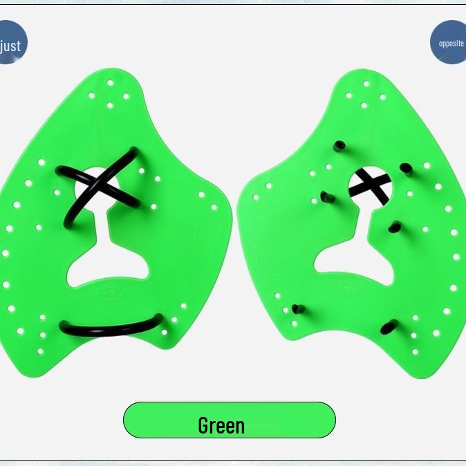 Axe-Style Sculling Hand Paddles for Adult and Child Swimming Training