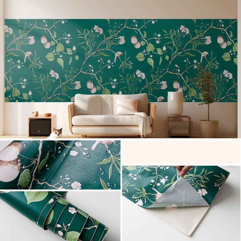 

Ретро водонепроницаемые влагостойкие обои утолщенные самоклеящиеся обои для ремонта стен 45cm*9m