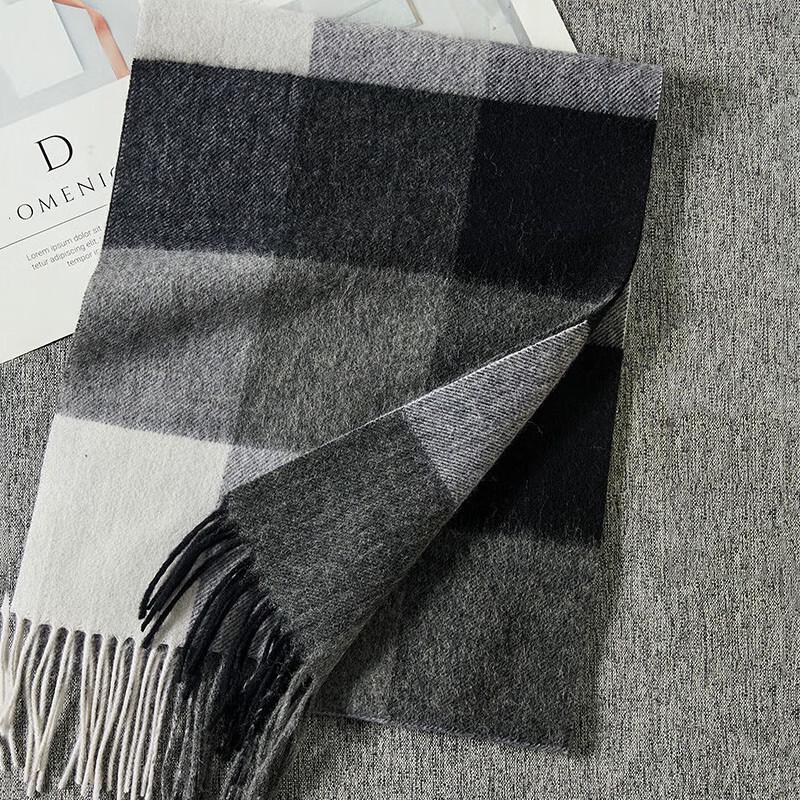 Hengyuanxiang Unisex Thickened Wool Scarf