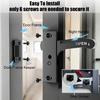 Travel Trailer Entry Handle Replacement Set for Screen Door Use with Right Side Hardware and 6 Mounting Screws Included Pack Support