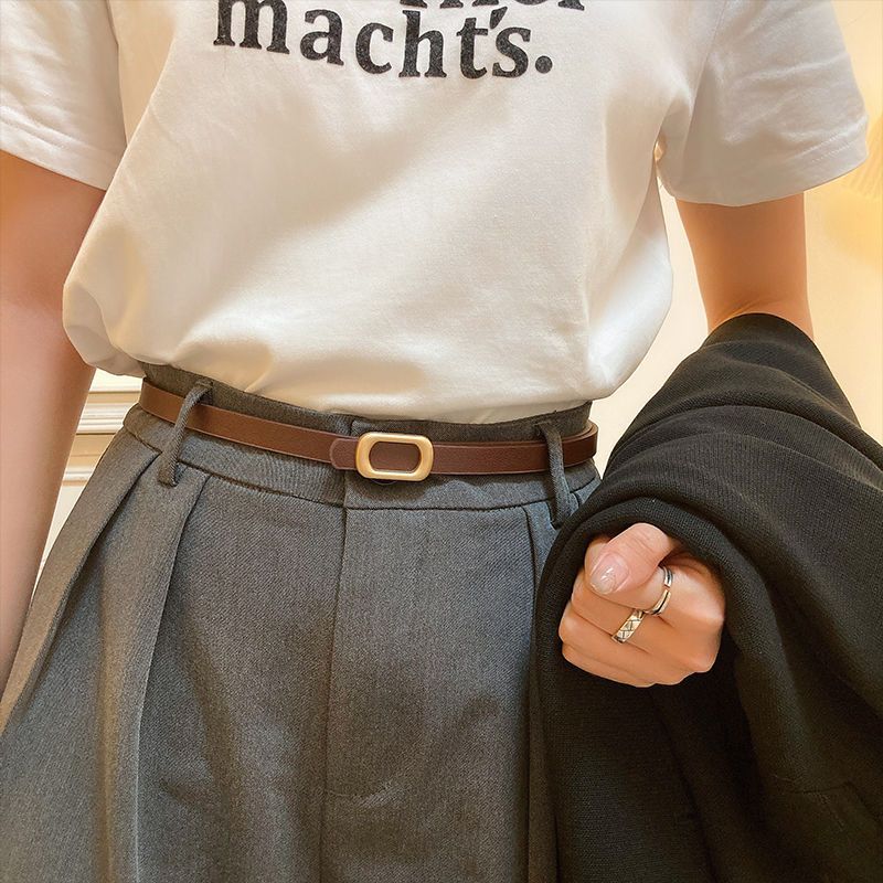 

Pu Modern Womens Waist Belt For Effortless Style With Elegant Black And Coffee Options Color коричневый