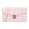Millie Visetos Classic Monogram Flap Lock Crossbody Bag Women Shoulder Bag Pink MWRAAME01QH001