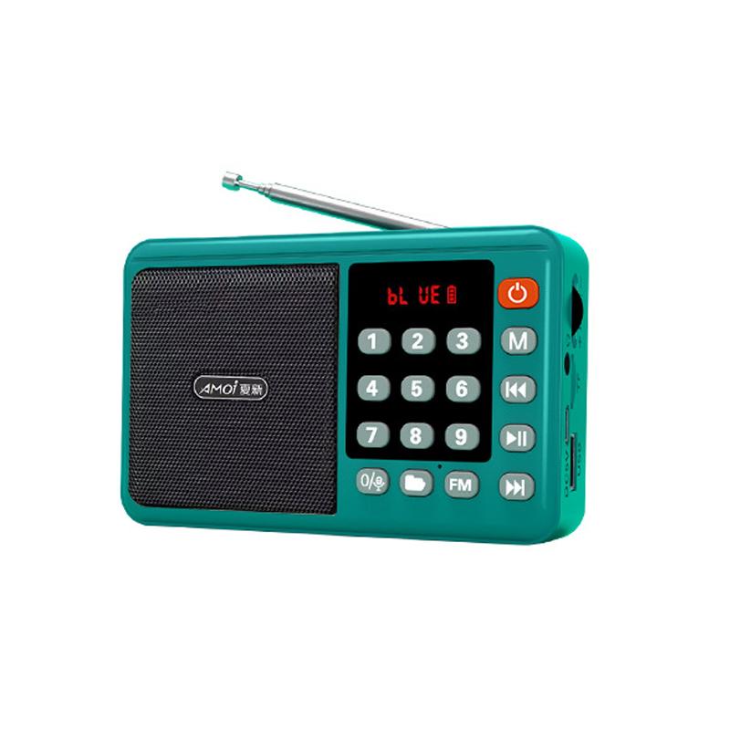 Mini Tragbares FM Radio LED Display Digitale Radios Empfänger Kabelloser Bluetooth Lautsprecher USB TF-Karte Musikplayer Unterstützung Aufnahme