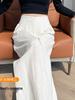 New Spring Women's High Waist Linen Wide-Leg Pants - Floor-Length Casual Yamamoto Style