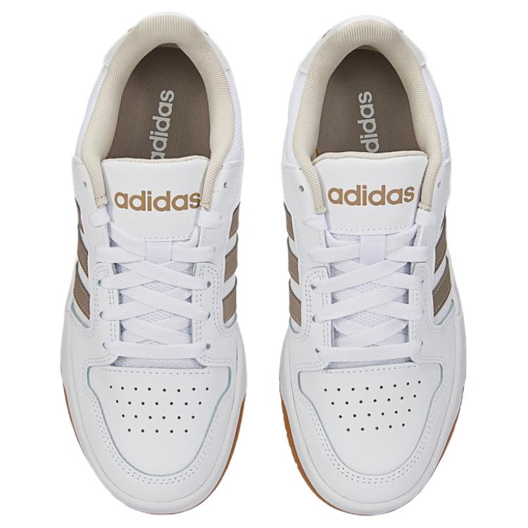 Unisex Sneakers Adidas ENTRAP Slip Resistant Abrasion Resistant Low Top Skateboard Shoes Unisex White Gold