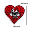 Punk/Horror Skull Letters Embroidery Patch Iron On Patches For Clothing Thermoadhesiv Patches On Clothes DIY Decorate Badges