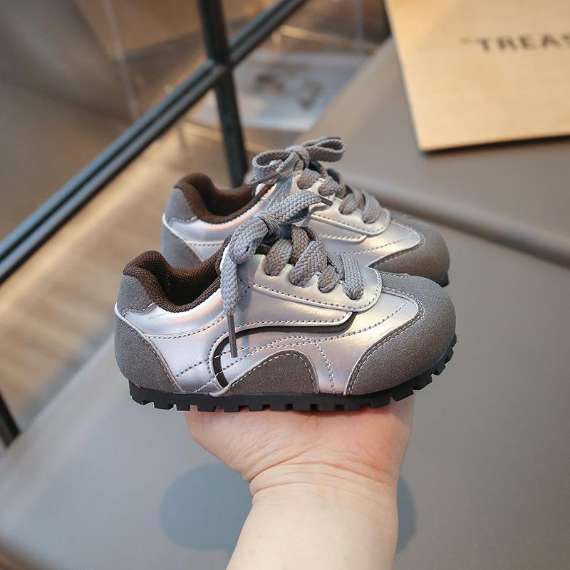 Children's Low-top Board Shoes Spring and Autumn New Boys' Sports Shoes Girls' Round Head Casual Shoes Medium and Small Children 1-6 Years Old Board
