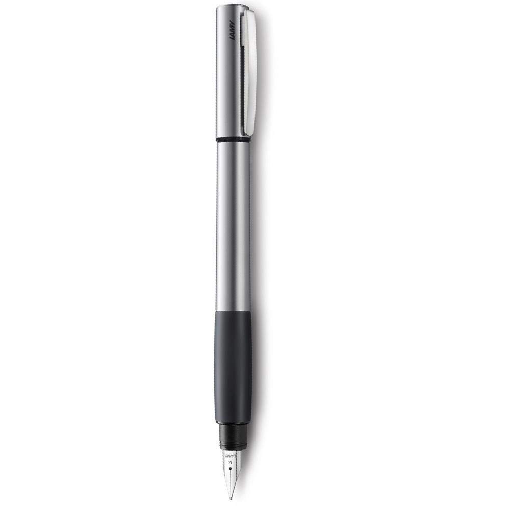 LAMY Fountain Nib M Accent Rubber Dual Official Import Pen, (Medium), AL, Grip, L96KK-M, Use,