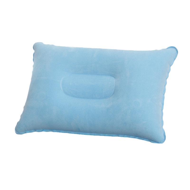 Portable Inflatable Travel Pillow: Foldable Lumbar Support for Car and Airplane