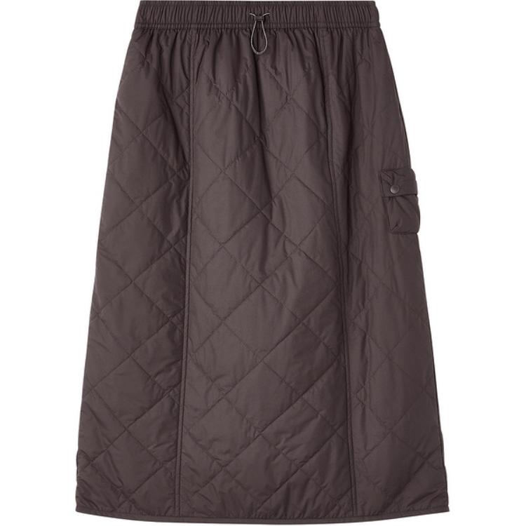Skechers Outdoor Series Woven Soft Loose Casual Long Skirt Women skirts Cocoa-Berry L424W012-04AV S