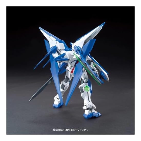 BANDAI SPIRITS HGBF Gundam Build Fighters Gundam Amazing Exia 1/144 Scale Color-Coded Plastic Model