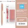 Новая шариковая ручка Uni Jetstream Легкое касание Чернила Противоскользящая Ультрагладкая Тихая Письмо Гелевые ручки Ограниченное качество Японские канцелярские принадлежности
